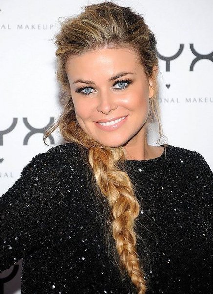 Carmen Electra Fishtail Hairstyle