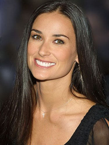 Demi Moore Straight Hairs