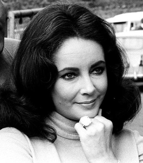 Elizabeth Taylor Mature Hairstyle