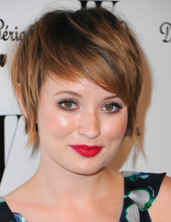 Elegant Hairstyle of Emily Browning