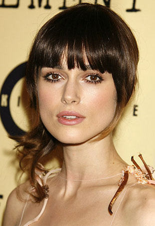 Stylish Hairstyle of Keira Knightley