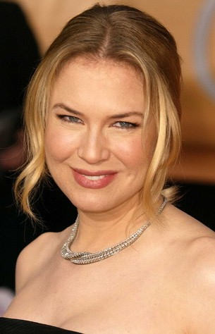 Renee Zellweger Flicks Hairstyle