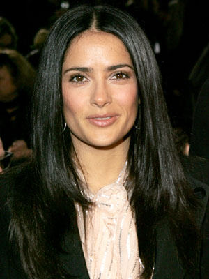 Salma Hayek Step Cut Hairstyle