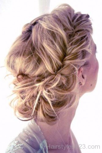 Ruff Updo Hairstyle