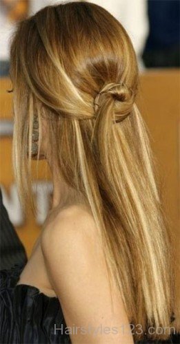 Straight Blonde Hairstyle