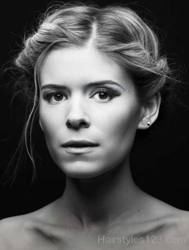 Kate Mara Sided Hair Bun-Gd153