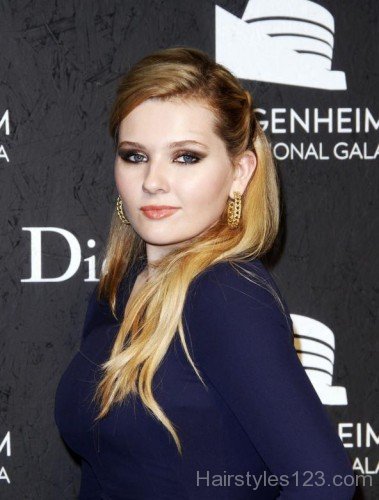 Abigail Breslin Prom Half Up Hair-a1228