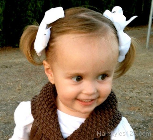 Baby Short Ponytails-bg433