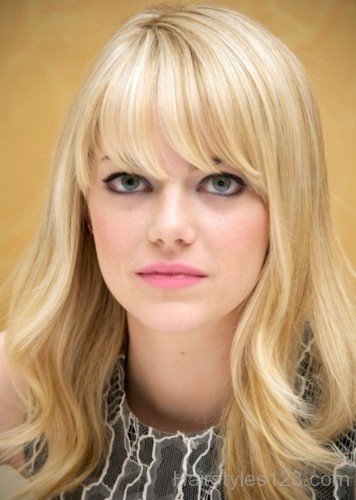 Emma Stone Bangs Hairstyle-em3bl3