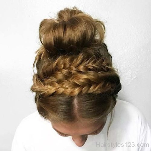 Braided Crown and Bun